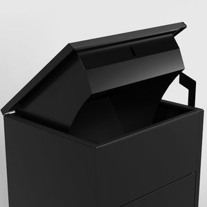 English Elm Package Delivery Box With Lock - Heavy-Duty Steel, Weather-Resistant, Anti-Theft Solution For Home/Office W396P278338-GIGA