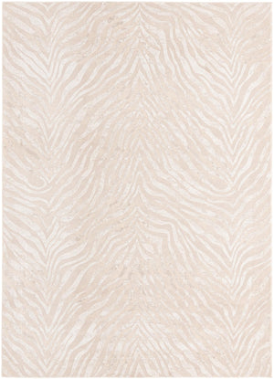 Unique Loom Finsbury Meghan Machine Made Animal Print Rug Ivory Beige,  7' 0" x 10' 0"