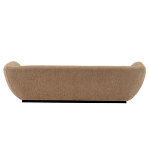 English Elm Ulka 96" Chenille Sofa – Durable Pine Frame, High-Density Foam, Commercial Grade, Includes Bolsters Light Brown B365P398113