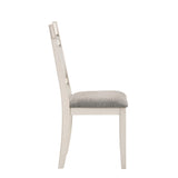 English Elm Taeya White Side Chair With Tapered Legs (Set Of 2)