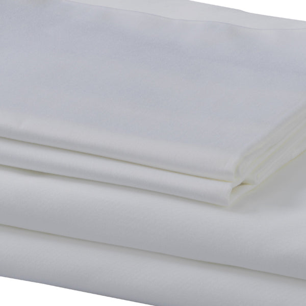 English Elm Bamboo Cotton Blend Queen Sheet Set Breathable Viscose Weave for Cool Restful Sleep Light Gray B180P172139