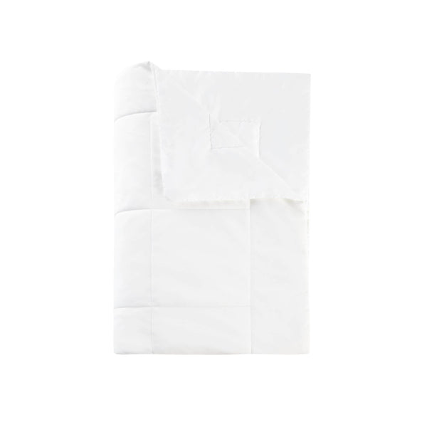 English Elm Down Breathable Nylon-Jersey Down Alternative Blanket — Cool, Silky, Wrinkle-Resistant Microfiber, Noiseless Quilted Twin White 15.75 L x 12.99 W x 5.51 H B035P266701