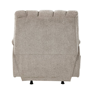 English Elm Gentle Rocking Reclining Chair with Chenille Upholstery, Ultra-Comfort Seat, Smooth Motion Recliner for Living Room Relaxation and Support Light Brown 41 L x 32 W x 29 H B011P347312