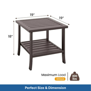 English Elm 5-piece Outdoor Steel Conversation Set with Thick Foam Cushions for Patio or Deck Gray B082S00127