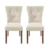 Christopher Knight Home® - Noble House - - Dining Chairs Set Of 2, Upholstered Kitchen & Dining Room Chairs(Cream)