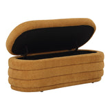 OSP Home Furnishings Clifford Storage Bench Medallion Sherpa