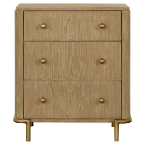 English Elm Stevie Sand Wash/Natural Cane 4-Piece Eastern King Bedroom Set - Vintage Modern Style & Usb Ports B062S01172-GIGA