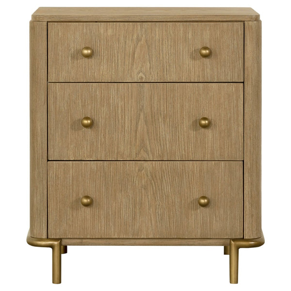 English Elm Stevie Sand Wash/Natural Cane 4-Piece Eastern King Bedroom Set - Vintage Modern Style & Usb Ports B062S01172-GIGA