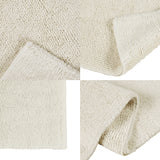 Beautyrest Plume Transitional Feather Touch Reversible Bath Rug BR72-3878 Ivory