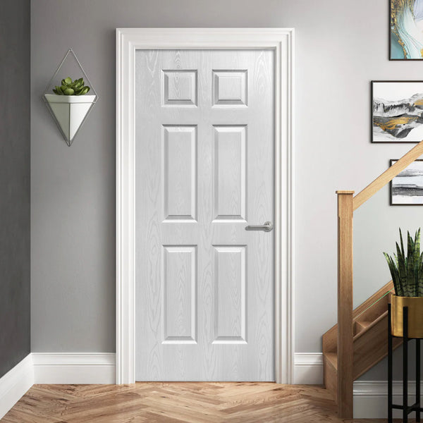English Elm 30 in Matte Black Steel Sliding Barn Door Frosted Glass Privacy Panel with Hardware B2763P484469