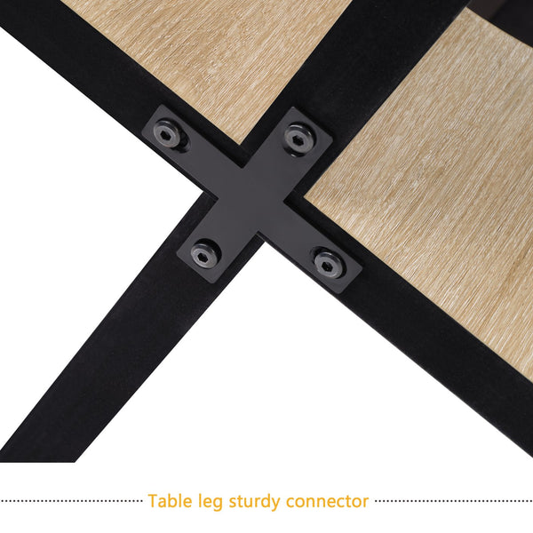 English Elm Modern Farmhouse Round Dining Table Seats Four Light Oak Finish Kitchen Nook W1998P376255