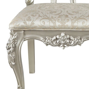 English Elm Bently Champagne Fabric Side Chair Set of 2 — Padded Cushions, Rubberwood Frame, 220lb Capacity B2726P296305