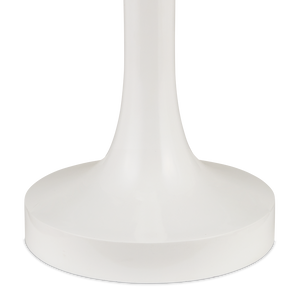 Monica Floor Lamp - Elegant White Wood Design with Linen Shade for Contemporary Home Décor Style