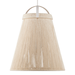 Parnell Pendant Light - Elegant Modern Design with Kraft Paper Twine and Frosted Glass Glow