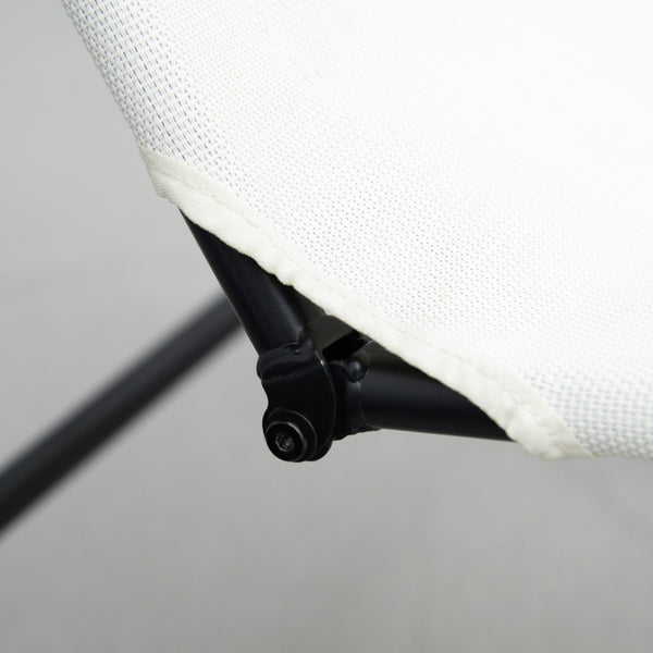 English Elm Outsunny Garden Rocking Chair – Comfortable Sling Fabric Rocker For Indoor & Outdoor Relaxation, Cream W2225P200501-GIGA