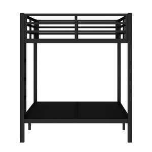 English Elm Metal Full Xl Over Full Xl Bunk Bed – Durable, Space-Saving Design For Teens & Adults, Noise-Free Sleep W1580S00202