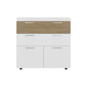 English Elm Aralia Four Drawer Dresser Natural Oak Finish Scandinavian Bedroom Storage B097P474284