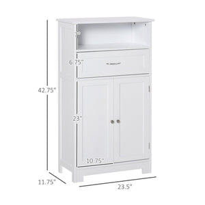 English Elm Modern Freestanding Bathroom Storage Cabinet with Drawer Open Shelf and Enclosed Space T3971P388099