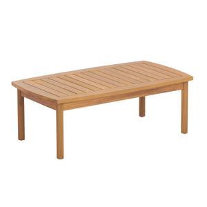 English Elm 4-piece Outdoor Seating Set Solid Acacia Wood Woven Rope Resort Patio Lounge N768P381012L_2_N768P381013L