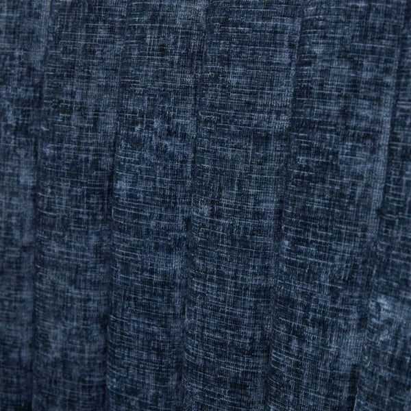 English Elm Rayon Upholstered Dining Chairs – Set Of 2 Blue Chenille Accent Chairs With Silver Steel Legs For Style W1143P293317-GIGA