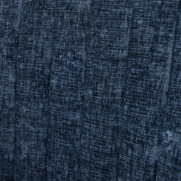 English Elm Rayon High Back Dining Chair Set with Plush Flocking Upholstery, Golden Stainless Legs, Comfort-Focused Design Blue W1143P293317