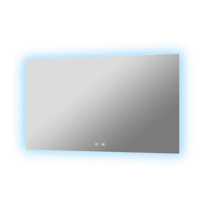 English Elm Vellum Frameless Led Backlit Vanity Mirror with Defogger for Spa Bath Spaces B2731P478340
