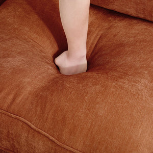 English Elm 2 Seater Sofa With Chic Crescent Armrests, Hidden Storage Drawers, Perfect For Small Spaces! W3041S00202