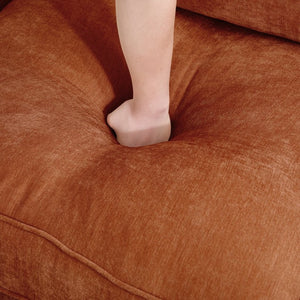 English Elm U Shape Modular 3-Seater Deep Seat Sofa With Ottomans, Stylish Storage & Cozy Chenille Comfort W3041S00207-GIGA