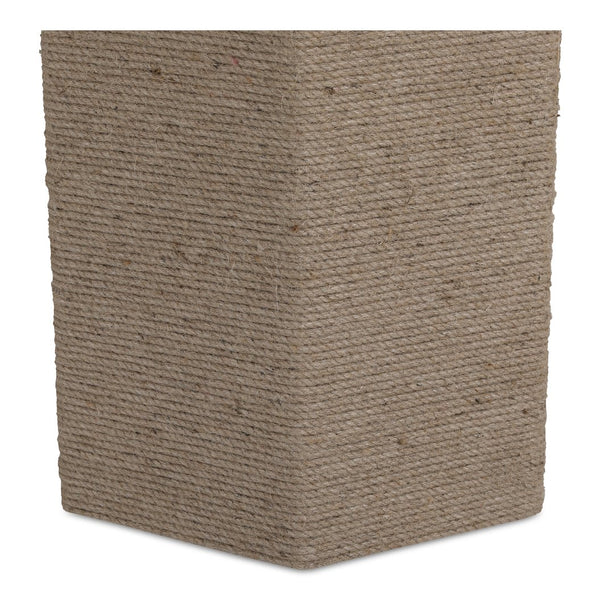 English Elm Sartoria Oval Breccia Marble Dining Table with Jute Wrapped Mango Wood Base B2769S00004