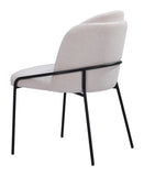 Jambi Dining Chair - Set of 2 Ivory 109965 Zuo Modern