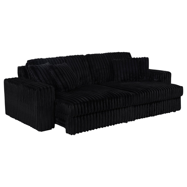 English Elm Clifford Corduroy Power Reclining Sectional Sofa with Dual Chaise and Usb Ports B062S01735