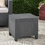 Christopher Knight Home® - Noble House - Waverly Outdoor Wicker Print Side Table