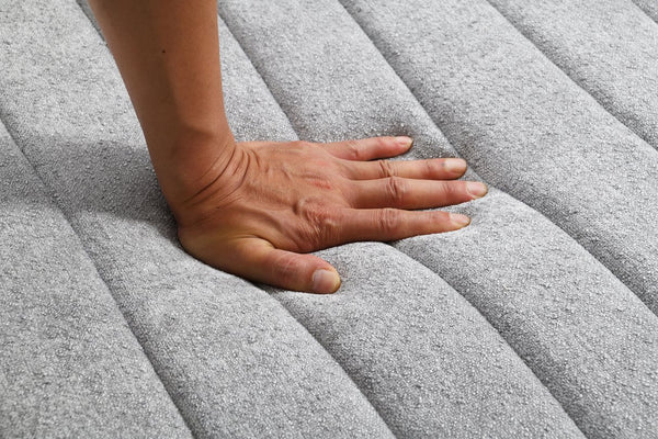 English Elm Light Hoople Channel Tufted Swivel Chair with Curved Back 360° Rotation Stylish Accent Seating Light Gray 45 L x 43 W x 26 H B2741P400833