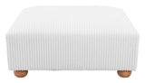 Tayte Ottoman White 110304 Zuo Modern