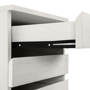 OSP Home Furnishings Holly Mobile Storage Cart White Oak