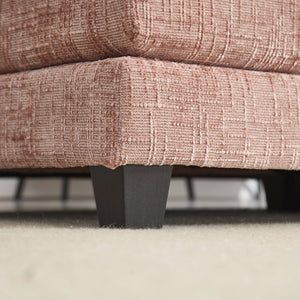 English Elm United Cozy Chenille Two-Seat Sofa With Detachable Armrests, Footstools, And Side Pockets For Comfort W1568S00139-GIGA