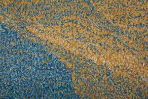 Feizy Rugs Kawai Hand-tufted Wool & Viscose Abstract Rug – Luxurious Modern Design For Stylish Home Decor Blue,Gold,Gray Wool,Viscose Kaw8987ftel000g00