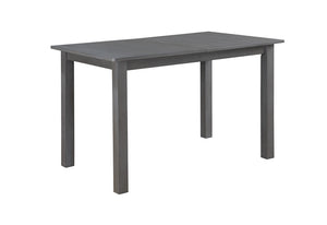 English Elm Carmine5-piece Extendable Wood Dining Set Gray Finish Cushioned Chairs Modern Room B2749S00332