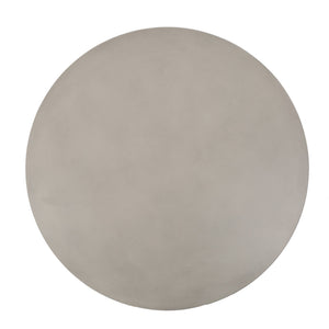 English Elm Christopher Knight Home® - Goleta Round Table - Modern Minimalist Design With Sculptural Metal Base & Concrete-Style Top 60886.00L_60886.00MGOT
