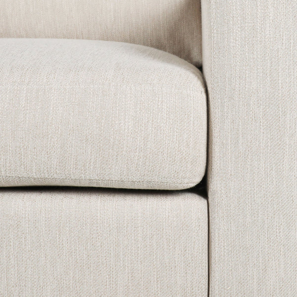 English Elm Christopher Knight Home® - Contemporary Beige Fabric Club Chair with Plush Polyester Upholstery, Birch Legs & Curved Arms (98) N758P268286A