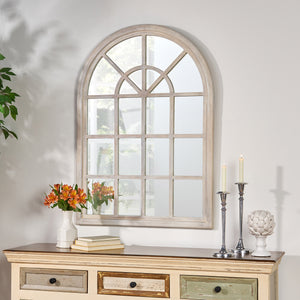 Christopher Knight Home® - Noble House - Dunlap Traditional Arched Windowpane Mirror