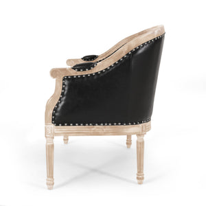 English Elm Chair Chesterfield Loveseat with Tufted Diamond Upholstery Nailhead Trim Birch Frame 60925.00PUMDNT