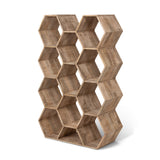 Honeycomb Wooden Etagere