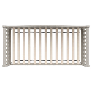 Homelegance By Top-Line Esteban Traditional Wood Slat Daybed Grey Rubberwood