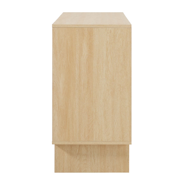 63" Minimalist Scandi Sideboard Coastal Oak MAJD5DCO Walker Edison