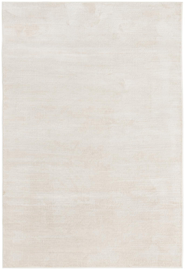 Unique Loom Finsbury Kate Machine Made Solid Rug Ivory, Beige 5' 3" x 8' 0"