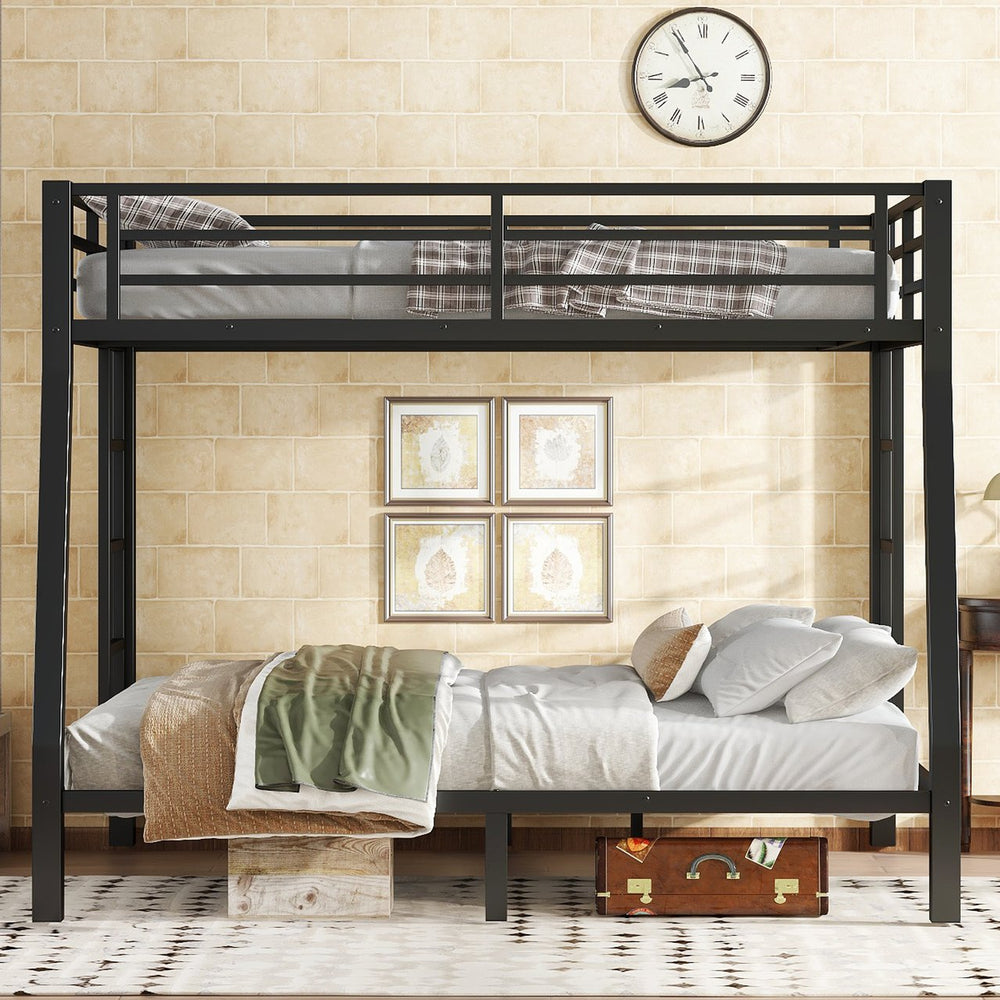 English Elm Twin Xl Solid Pine Loft Bed with Built-in Led Lighting and Storage Shelves W1580S00389