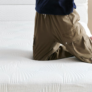 English Elm All-In-One Full Mattress & Bed Frame - 15-Inch Comfort System, Cooling Fabric, No Assembly Needed! W1359P364806