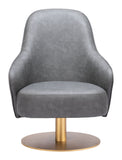 Withby Accent Chair Gray 110107 Zuo Modern