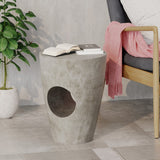 Christopher Knight Home® - Noble House - Sirius Outdoor Contemporary Lightweight Concrete Accent Side Table